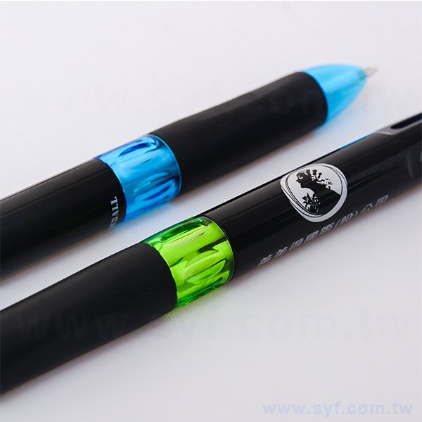 廣告筆-三色筆芯防滑筆管禮品-9093-3