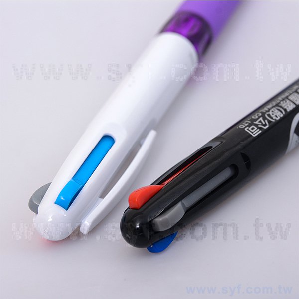 廣告筆-三色筆芯防滑筆管禮品-9093-4