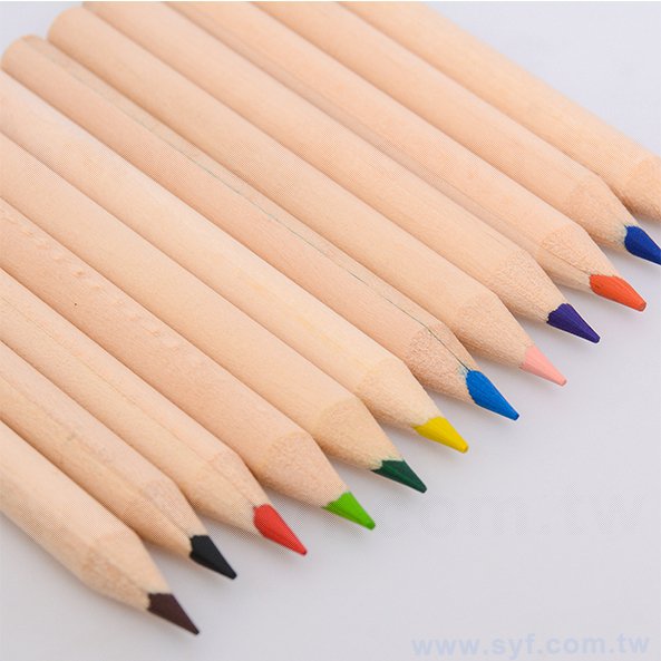 12色短彩色鉛筆-紙圓筒-9295-3