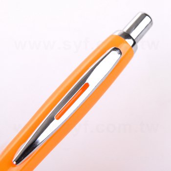 廣告筆-按壓式亮色筆管贈品筆-單色原子筆-採購客製印刷廣告筆_2