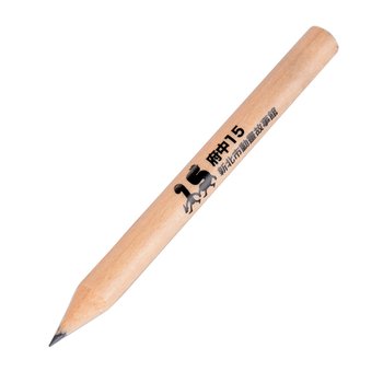 鉛筆-原木環保禮品-短筆桿印刷兩邊切頭廣告筆-採購批發製作贈品筆_10
