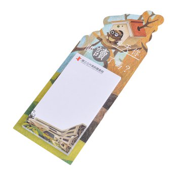 造型便利貼-背卡式無封面彩色印刷-10x5.5cm內頁彩色印刷便利貼_0