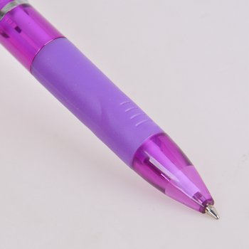 多色廣告筆-半透明筆管三色筆芯商務禮品-多色原子筆-採購客製印刷贈品筆_2