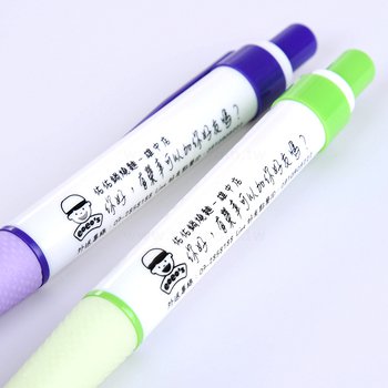 廣告筆-胖胖筆管環保禮品-單色原子筆-客製化印刷贈品筆_1