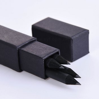 鉛筆-黑紙方筒廣告印刷禮品-環保廣告筆-採購客製印刷贈品筆_1