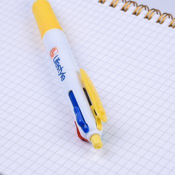 廣告筆-三色筆芯禮品-多色原子筆採購訂製贈品筆_4