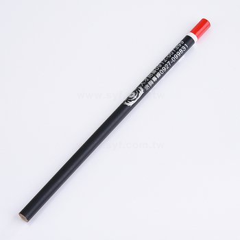 2B原木鉛筆-圓形塗頭印刷筆桿禮品-廣告環保筆-可客製化印刷logo_0