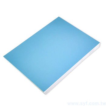 方型便條紙-封面彩色印刷上亮膜-50張內頁單色印刷便條紙_1