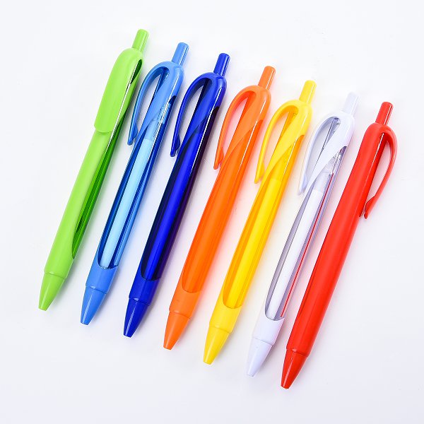 廣告筆-按壓式塑膠彩色筆管推薦禮品_1