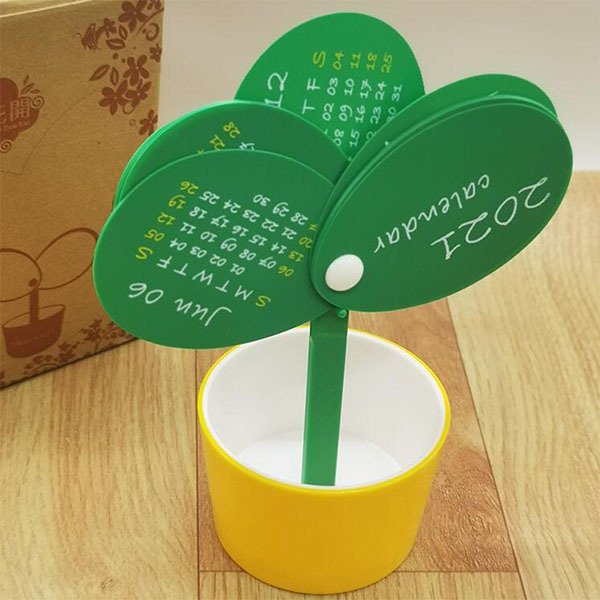 盆栽造型塑膠桌曆_3