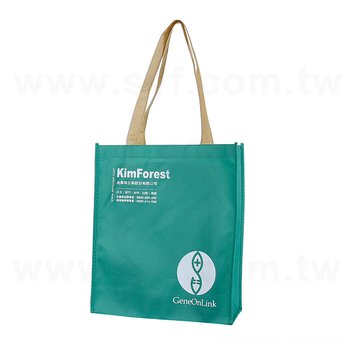 不織布環保購物袋-厚度80G-尺寸W32xH35.5xD12cm-雙面單色可客製化印刷_0