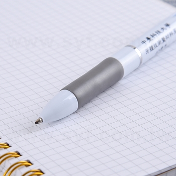 廣告筆-三色筆芯白桿防滑筆管原子筆-二款筆桿可選-學校專區- 中臺科技大學(同52BA-0004)_2
