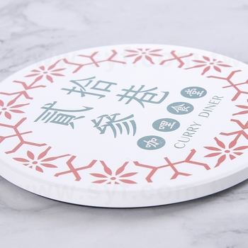 陶瓷吸水杯墊-圓形白胚11cm-可客製化印刷LOGO_1