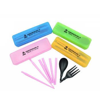 塑料餐具3件組-筷.叉.匙(可拆式餐具)-附塑膠收納盒-預算1萬元內_2