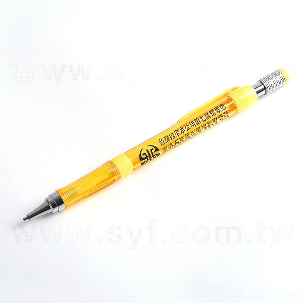 自動鉛筆-透明筆桿廣告筆-可印刷logo_0