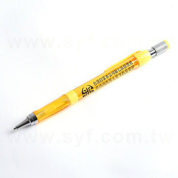 自動鉛筆-透明筆桿廣告筆-可印刷logo_4