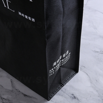 不織布購物袋-厚度80G-尺寸W17.5XH35.5XD11.5公分-雙面單色印刷_2