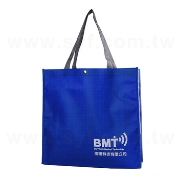 不織布購物袋-厚度120G-尺寸W37XH36XD13公分-雙面單色印刷_0