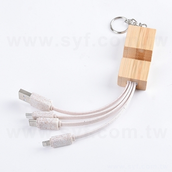 手機架三合一充電線-竹木+可降解材質-可印LOGO_0
