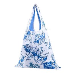 肩揹摺疊環保袋-75D雙透布-雙面彩色印刷購物袋(附小收納袋)(同56GT-0020)