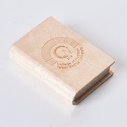 書本造型木製隨身碟-可印刷logo(同57EA-0060)	