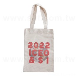平面帆布包-W21xH30cm帆布袋-單面彩色提袋印刷(同56CT-0032)