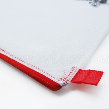 51DA-0001-拉鍊袋-PVC網格-單面單色印刷