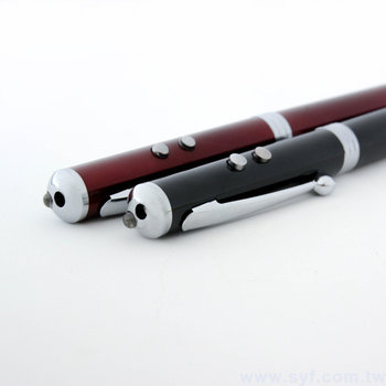 52GA-0008-觸控筆-金屬電容禮品多功能廣告筆-四合一雷射觸控原子筆-三款式可選-採購批發贈品筆