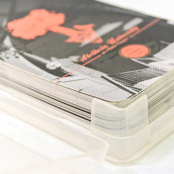 42IA-0002-廣告撲克牌PP塑膠盒撲克牌-彩色印刷-可少量客製化撲克牌