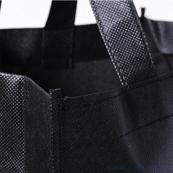 56AA-1059-不織布提袋-雙面雙色網版印刷-立體購物袋-環保不織布材質-採購訂製環保袋
