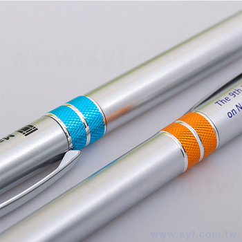 52AA-0095-廣告筆-鳳梨花半金屬廣告筆-單色原子筆-商務訂製贈品筆