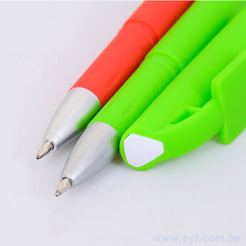 52AA-0096-廣告筆-開蓋式霧面筆管禮品-單色中性筆-工廠客製化印刷贈品筆
