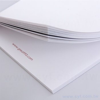 53BA-1030-方型便條紙-無封面-50張內頁單色印刷便條紙