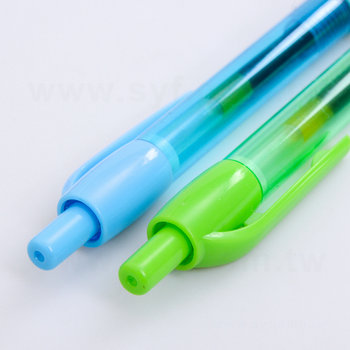 52AA-0111-廣告筆-防滑彩色半透筆管禮品-五款筆桿可選禮品-採購訂製贈品筆