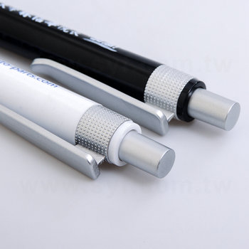 52AA-0112-廣告筆-素面按壓式禮品筆-單色原子筆-工廠客製化印刷贈品筆