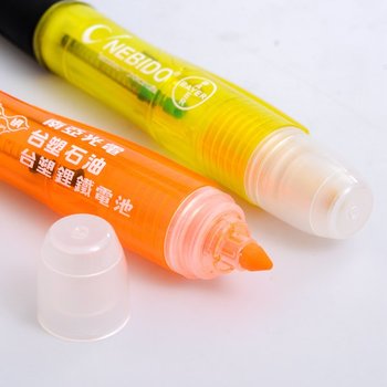 52CA-0013-多功能廣告筆-防滑螢光筆禮品-三色原子筆-客製化印刷贈品筆