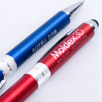 52GA-0041-觸控筆-鳳梨花半金屬旋轉式觸控筆-採購批發贈品筆-可客製化加印LOGO