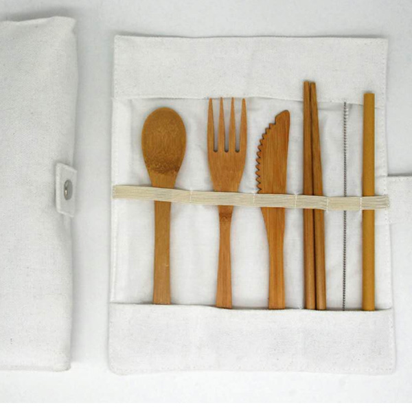 竹製餐具-6件組-帆布袋-2