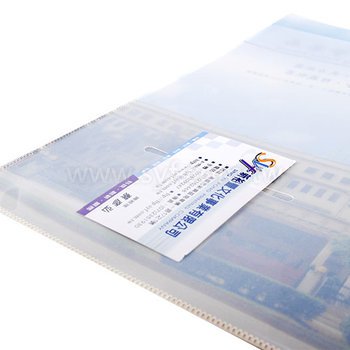 A4卷宗夾400um-磨砂PP材質四色彩色印刷-A4文件夾印刷-加名片袋_3