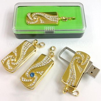 隨身碟-珠寶禮贈品旋轉USB-水鑽金屬隨身碟-客製隨身碟容量-採購訂製印刷推薦禮品_4