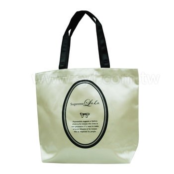 緞面手提袋-W39.5*H32*底11-單色雙面-可加LOGO客製化印刷_0