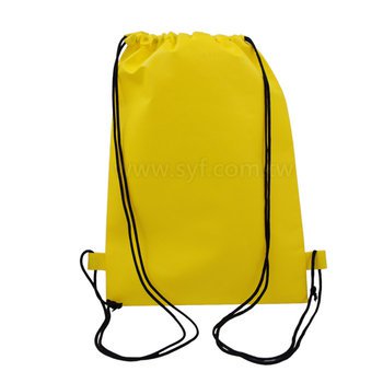 不織布束口後背包-厚度90G-尺寸W29.5*H41.5-單色單面-可客製化印刷LOGO_2