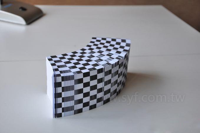 方型紙磚-7.5x7.5x12cm四面單色印刷-內頁無印刷便條紙_0