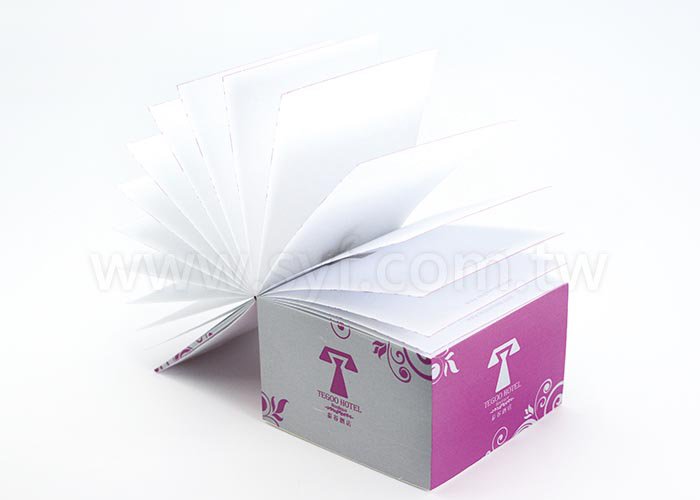 方型紙磚-7.5x7.5x5cm四面單色印刷-內頁單色印刷便條紙_1