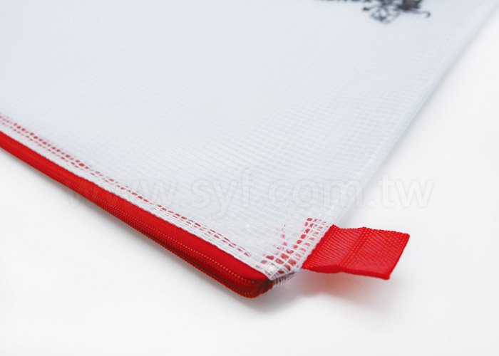 拉鍊袋-PVC網格W34xH24cm-單面單色印刷-可印刷logo_3