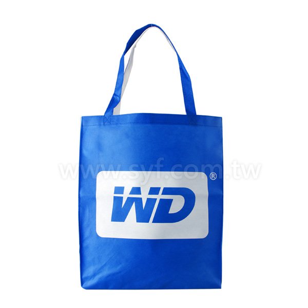 不織布環保購物袋-厚度80G-尺寸W37xH45xD10cm-雙面雙色印刷_2