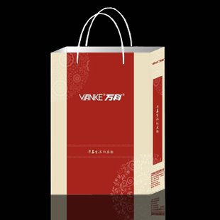 A3菊四開紙袋-雙銅紙150P-單面霧膜手提紙袋-12.5x21x6.5cm-6362-2