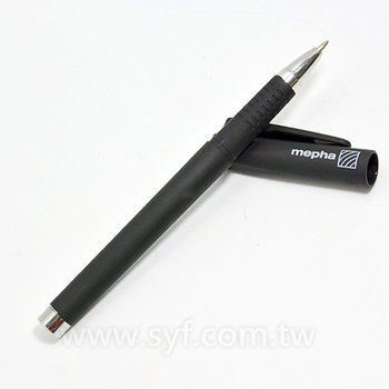 廣告筆-筆蓋夾霧面筆管環保禮品-單色中性筆-採購訂定客製贈品筆_6