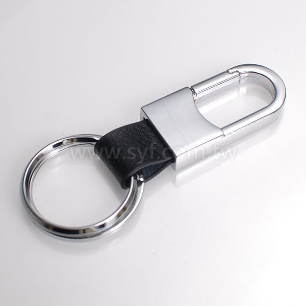金屬皮革鑰匙圈-訂做客製化禮贈品-可客製化印刷logo_0
