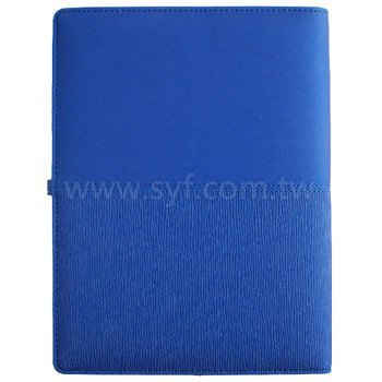 經典拼接工商日誌-按壓式方扣活頁筆記本-可訂製內頁及客製化加印LOGO_1